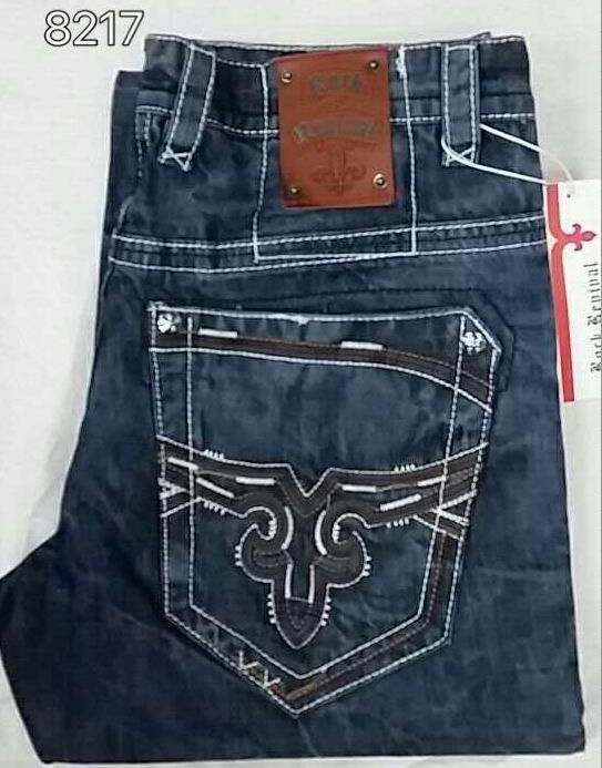 Rock Revival long jeans man 32-42-003